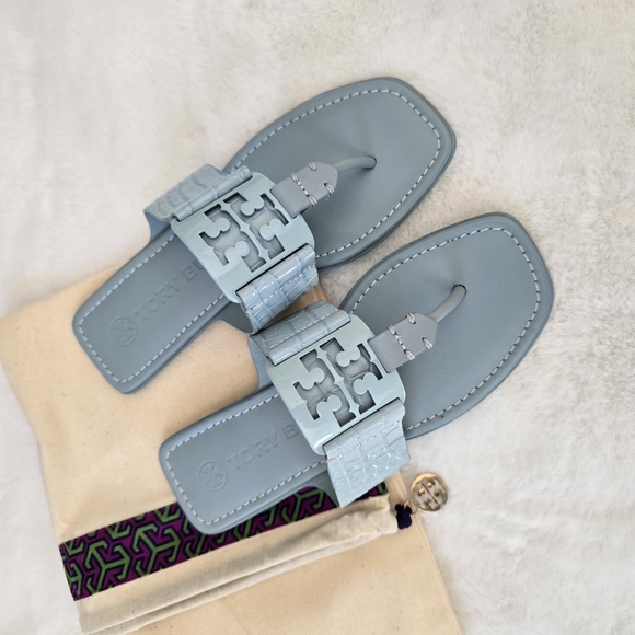 Tory Burch Blue Sandals - Picture 2 of 5